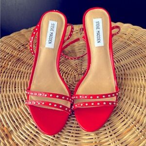 New leather heel sandals Steve Madden